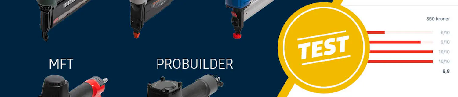 Sømpistol trykluft test Sømpistol trykluft test